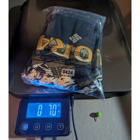 Columbia T Shirt XXL Colorado Mountains Graphic Logo Blue Outdoors Hiking - Picture 6 of 6